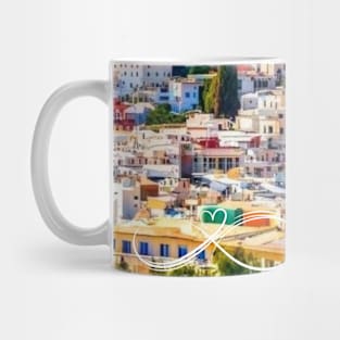 World Travel Fly to Athens , Greece ,Brafdesign Mug